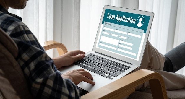 Online loan application form for modish digital information collection