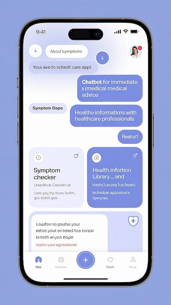 Online medical doctor and health care app on mobile phone