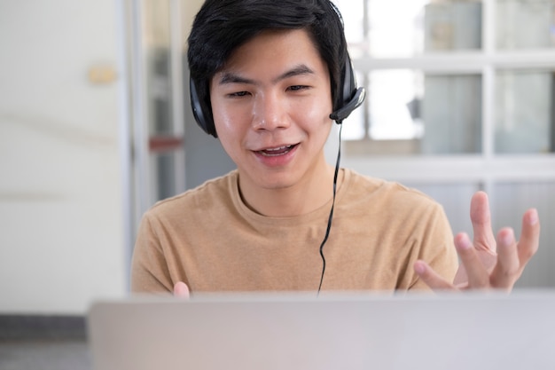 Online meeting and working at home