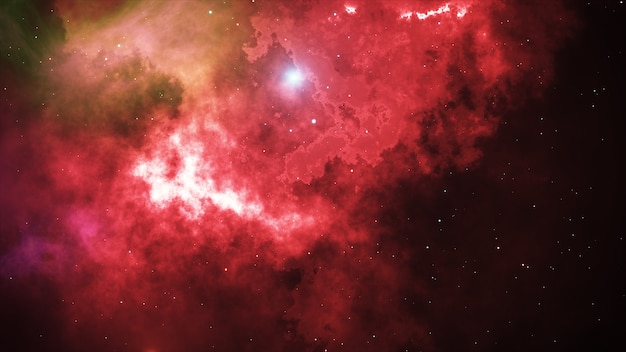 Open space, stars and nebulae in space