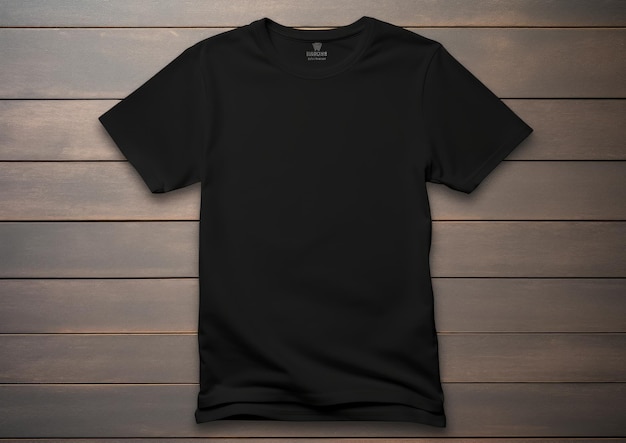 Opened black tshirt