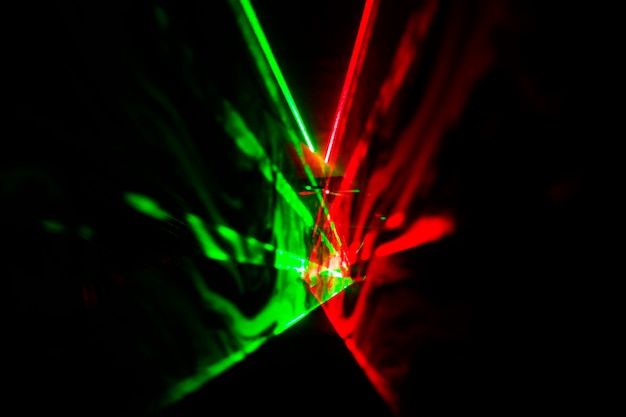 Optical laser horizontal background