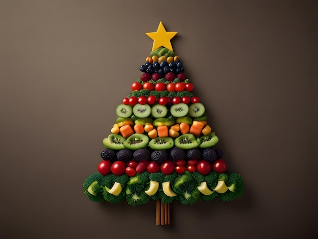 Optimal foodbased Christmas tree