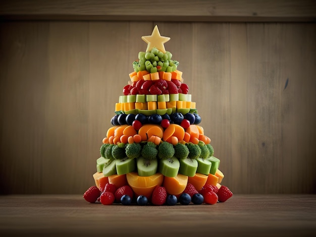 Optimal foodbased Christmas tree