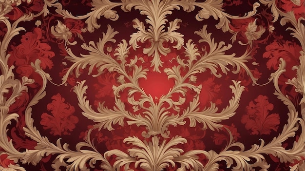 Photo opulent baroque backdrop