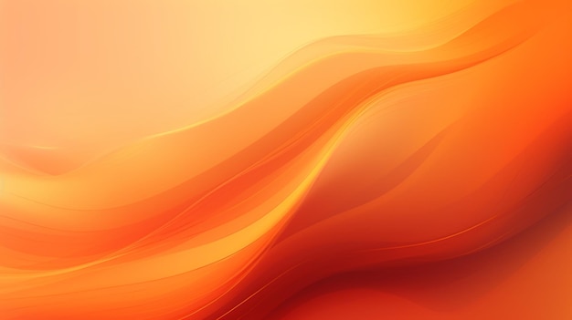 Orange background with a wave design.