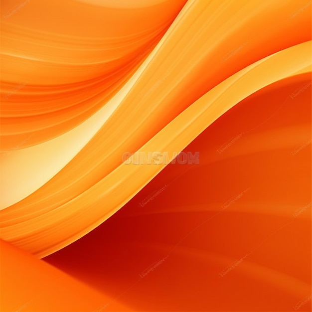 Orange background with a wavy lines