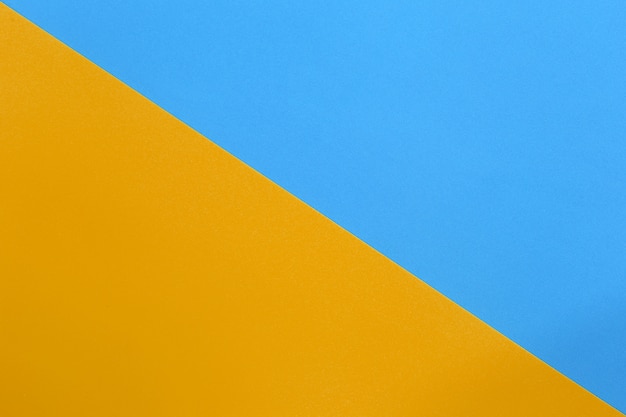 Orange and blue of Cardboard art paper.