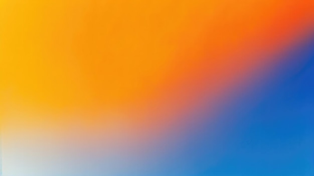 Orange and Blue yellow gradient grainy background