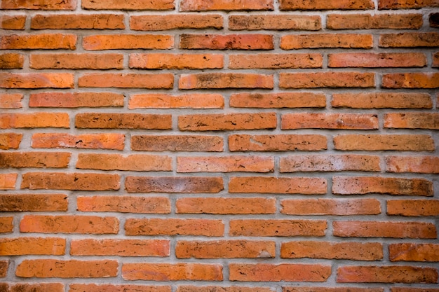 orange brick wall for interior and exterior