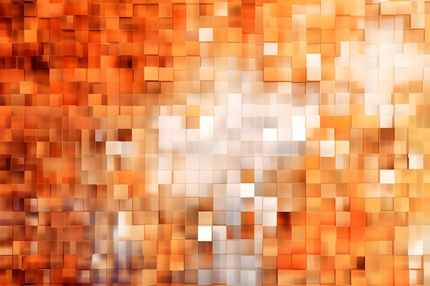 Orange and brown squares with a white square in the middle.