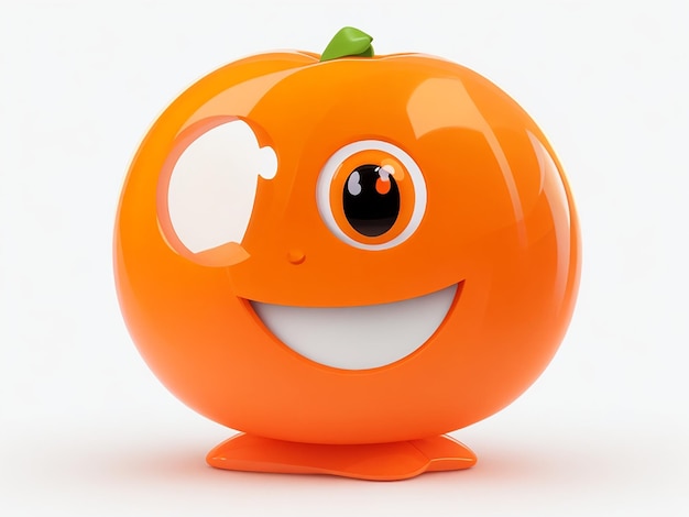 Orange characters generated by AI