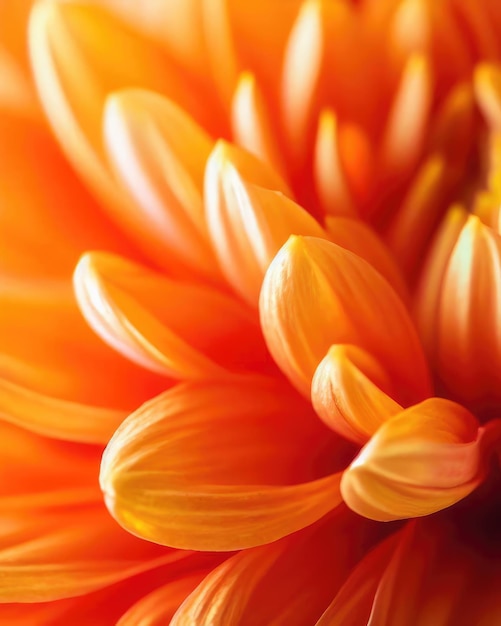 Orange chrysanthemum was closeup Autumn flower background