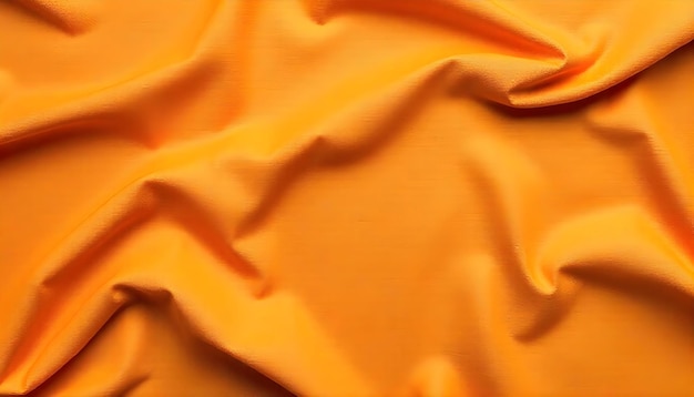 orange fabric with a yellow background and a picture of a cloth