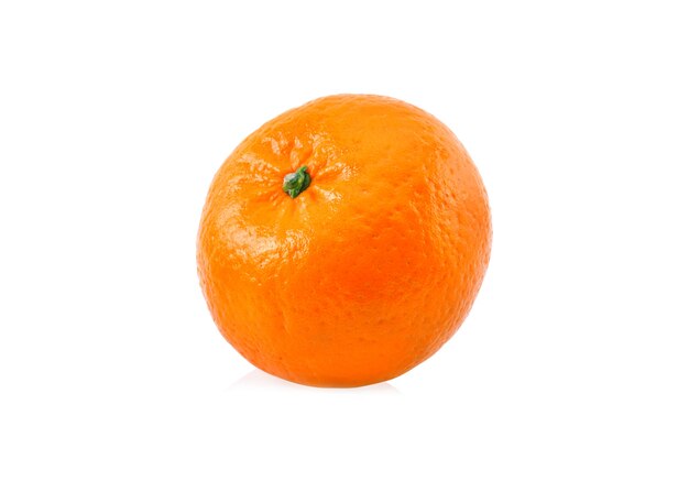 Orange fruit isolated on white