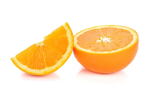 Orange fruit isolated