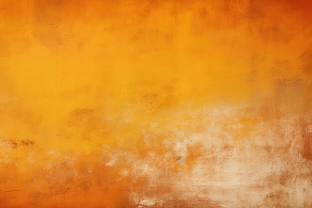 Orange Grunge Background Warm and Solid Abstract Texture with Yellow Gradient Colours on Cement