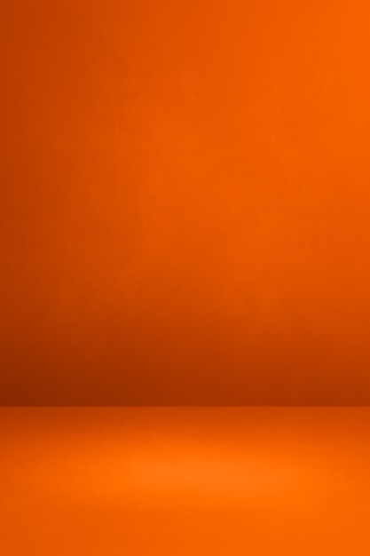 Orange interior background.