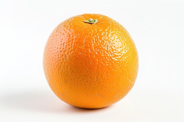 Orange isolated on a white background in commercial photography