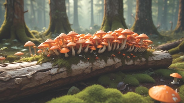 orange mushroom