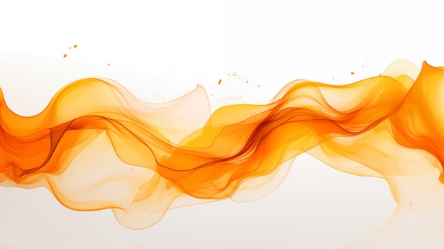 Orange Paint Fluid Dripping on White Background Abstract Image Texture Pattern Wallpaper Smart