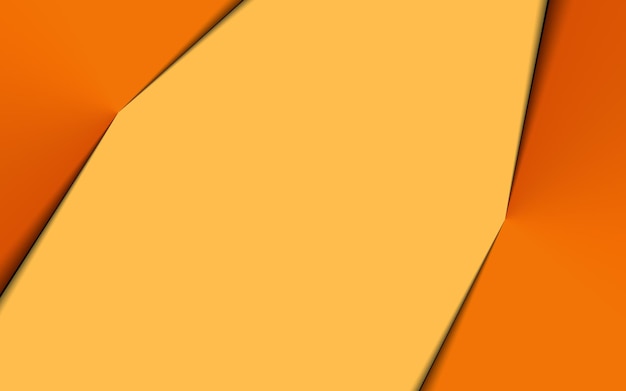 Orange paper card abstract background