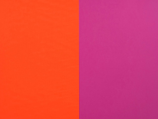 Orange and pink colored papers