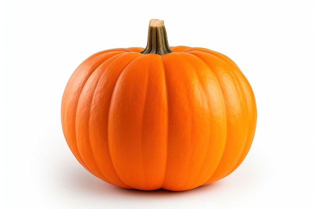 Orange pumpkin isolated on white background