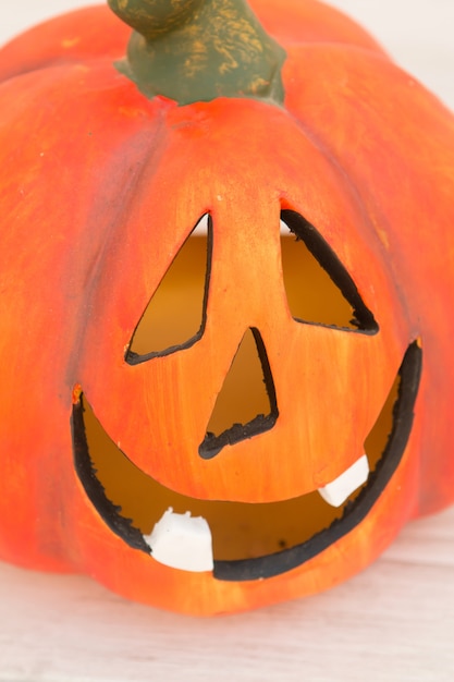 Orange pumpkin lantern 