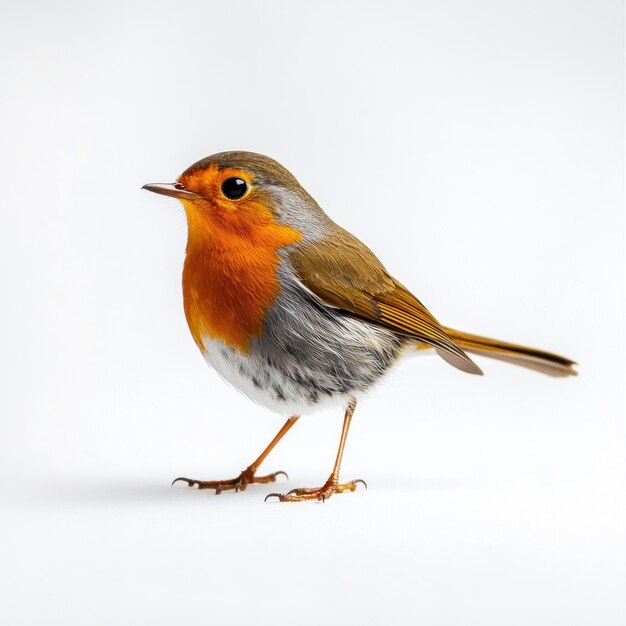 A orange Robin bird robin photography background