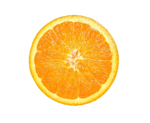 Orange slice isolated