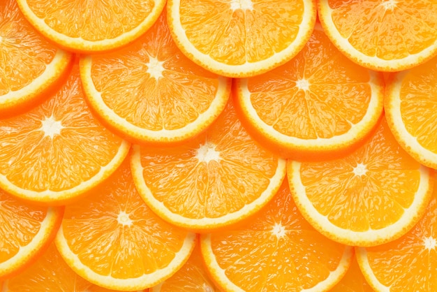 Orange slices background