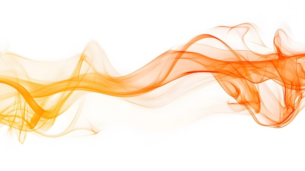 Orange Smoke on White Background Abstract Image Texture Pattern Wallpaper Cover and Screen