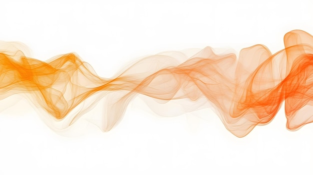 Orange Smoke on White Background Abstract Image Texture Pattern Wallpaper Cover and Screen