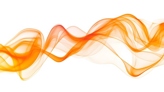 Orange Smoke on White Background Abstract Image Texture Pattern Wallpaper Cover and Screen