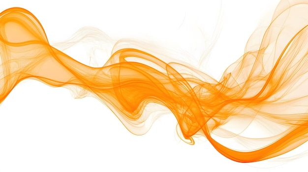 Orange Smoke on White Background Abstract Image Texture Pattern Wallpaper Cover and Screen