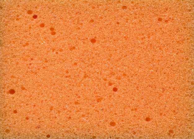 Orange sponge texture for washing