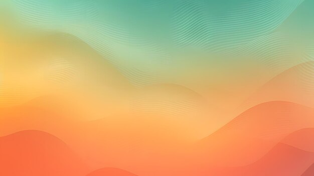 Orange teal green pink abstract grainy gradient background noise texture effect summer poster design