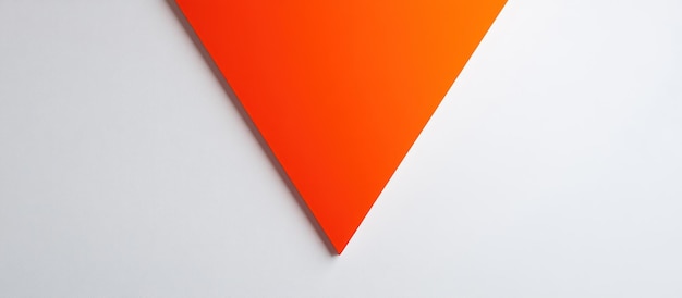 orange triangle with a red square on it