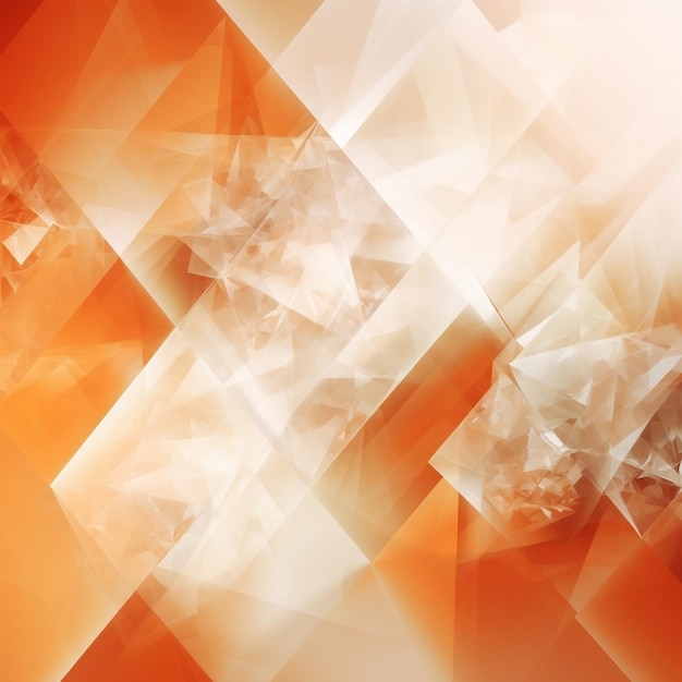 An orange and white background with a square pattern.