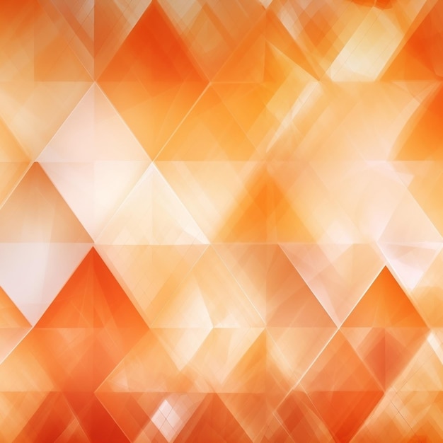 Orange and white background with a triangle pattern