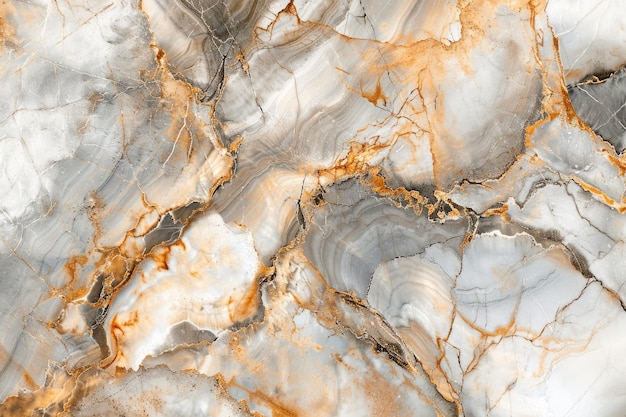 Orange and white swirl pattern on marble surface Luxurious stone for interior design