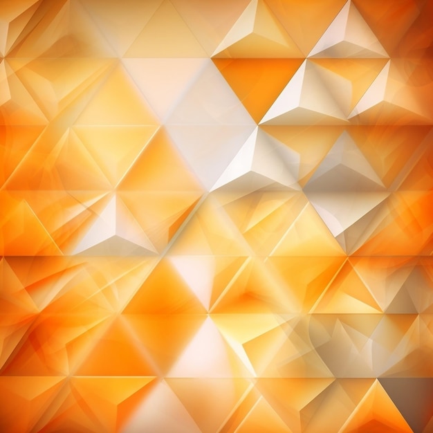 Orange and yellow background with a pattern of triangles