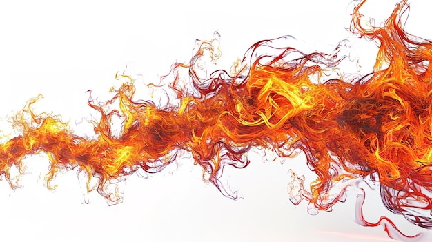 Orange and yellow fire flame power heat and natural energy abstract environmental themes