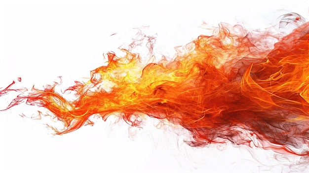 Orange and yellow fire flame power heat and natural energy abstract environmental themes