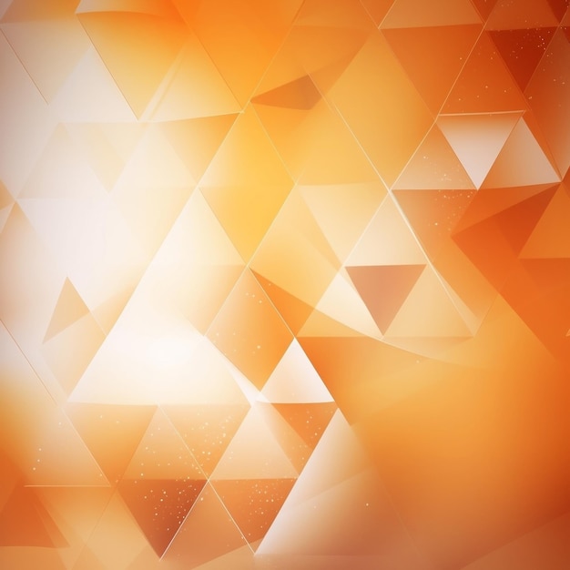 An orange and yellow triangle background with a white triangle in the middle.