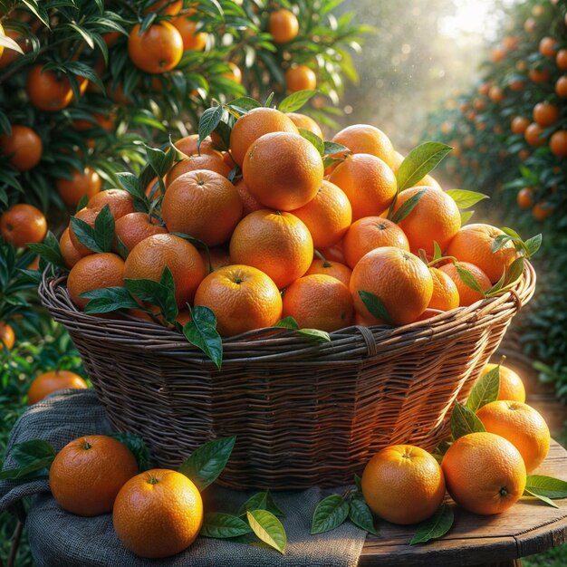 Oranges basquet