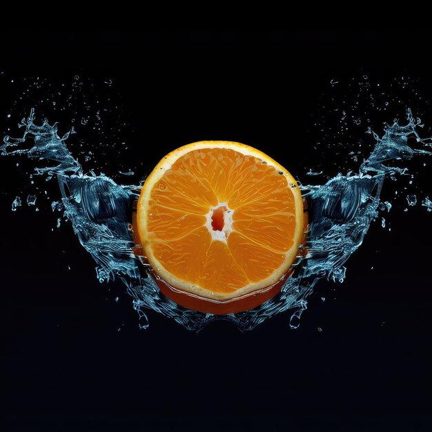 Oranges' Hydrating Splash Generative AI