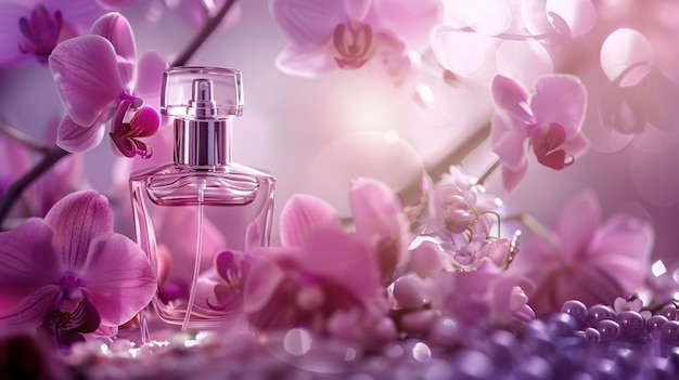 Orchid Perfume Bottle