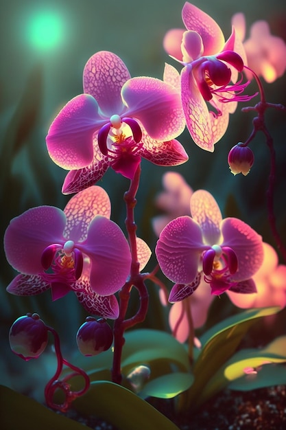 Orchids are the most beautiful flowers in the world.